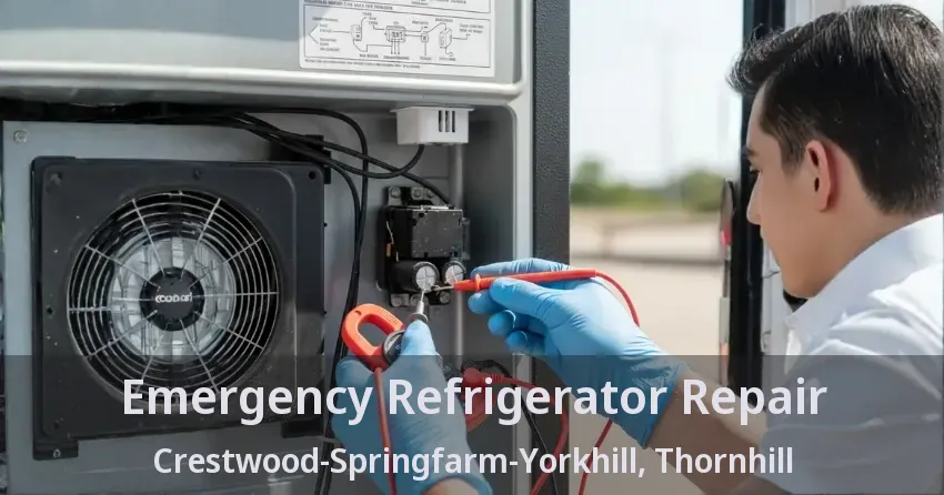 Emergency Refrigerator Repair Crestwood-Springfarm-Yorkhill, Thornhill - ON