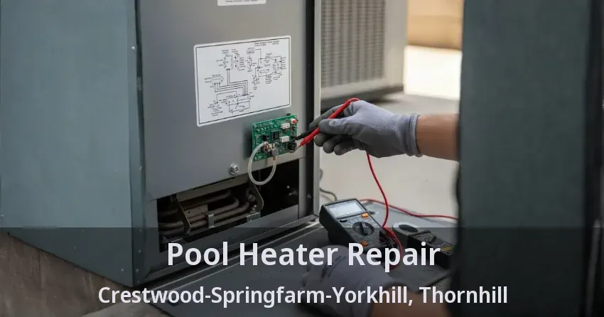 Pool Heater Repair Crestwood-Springfarm-Yorkhill, Thornhill - ON