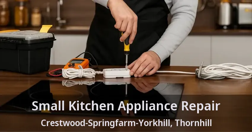 Small Kitchen Appliance Repair Crestwood-Springfarm-Yorkhill, Thornhill - ON