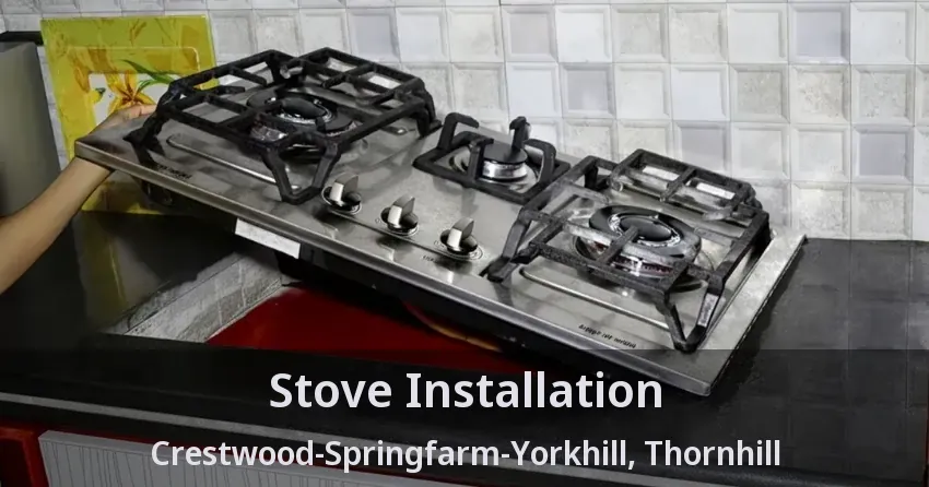 Stove Installation Crestwood-Springfarm-Yorkhill, Thornhill - ON